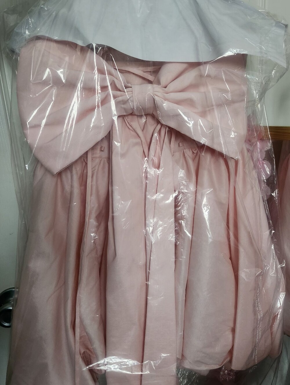 Baby Boo Mini Pink Dress Bow - Picture 3 of 5